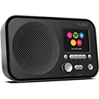 Pure Internet radio Elan IR5 con Bluetooth (Spotify Connect- más de 25.000 emisoras de radio- alarma- temporizador de…